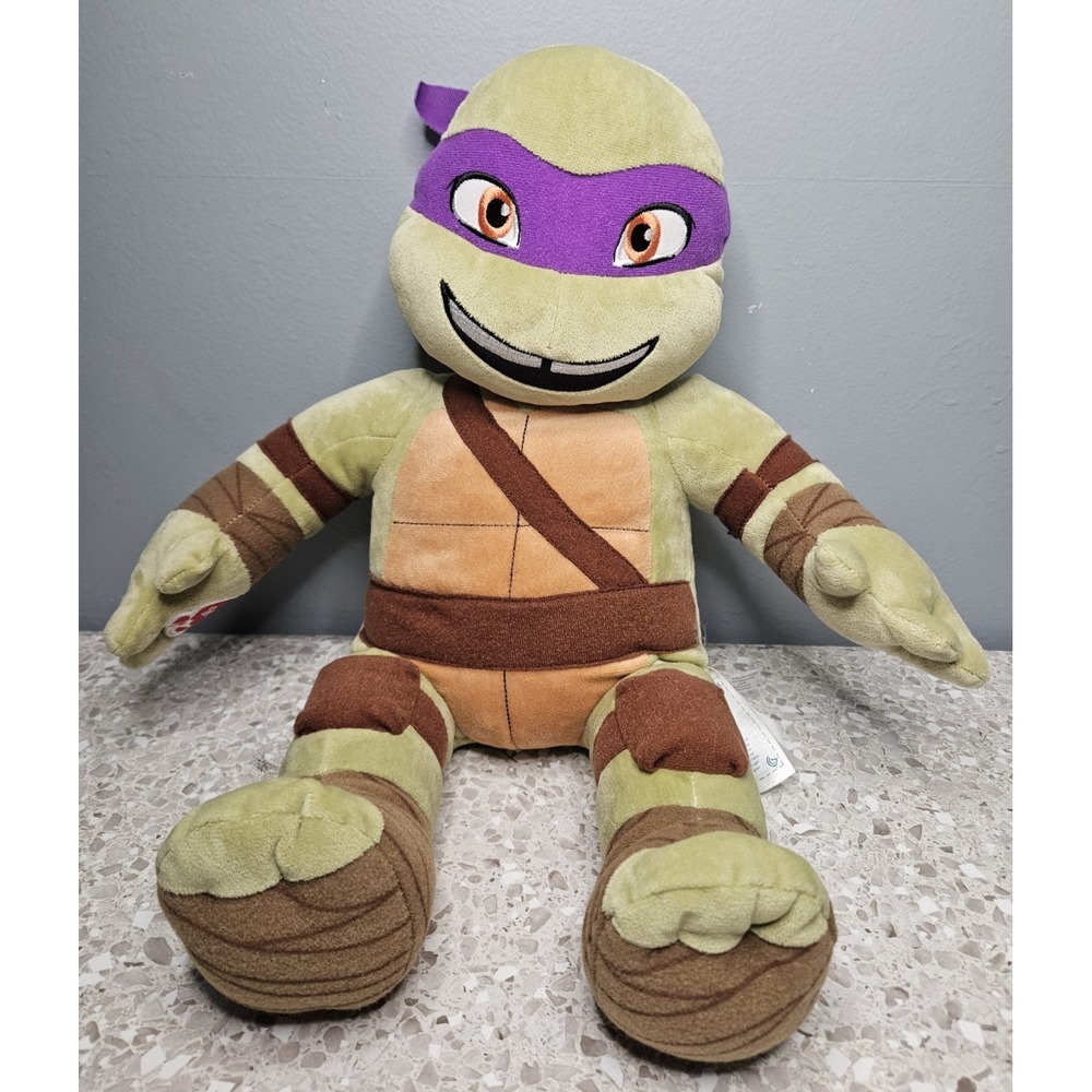 Build Bear Nickelodeon Donatello Plush Teenage Mutant Ninja Turtle 18" BABW